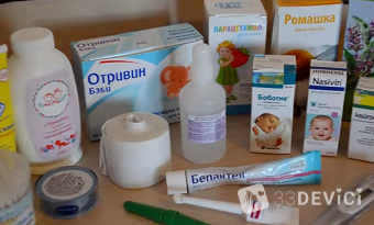 детская аптечка для новорожденного состав