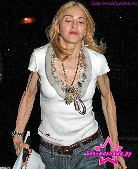Мадонна без макияжа