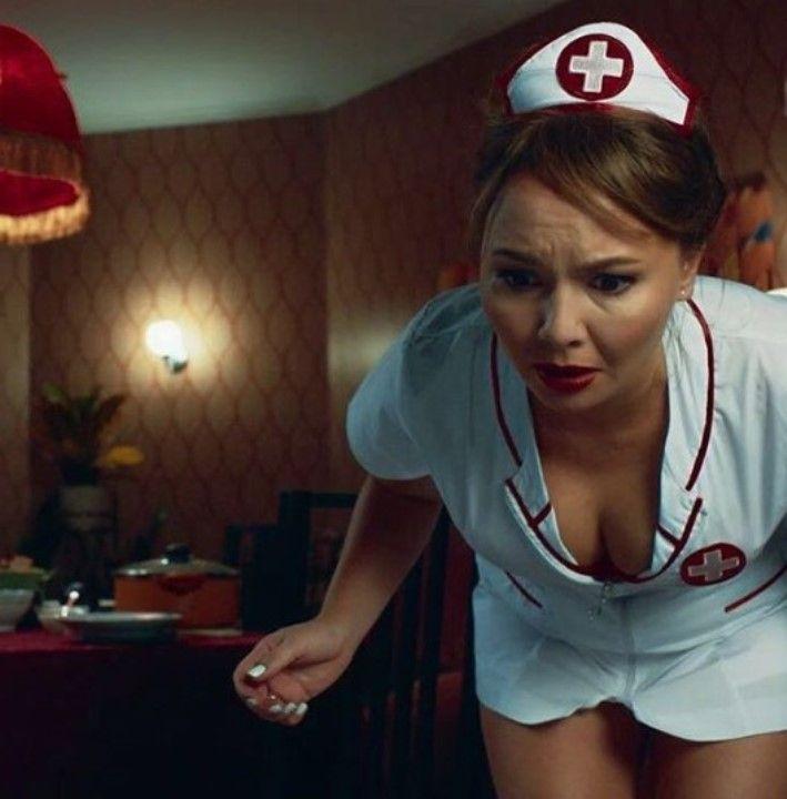 Татьяна Морозова в образе сексуальной медсестры