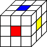 Центры кубика - всего их 6