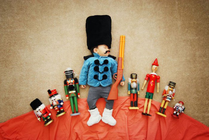 Шедевральные детские фотографии от креативных родителей, фото № 30