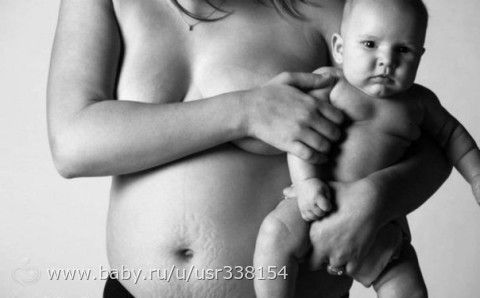 Статья на тему "тело после родов". Красота или...?