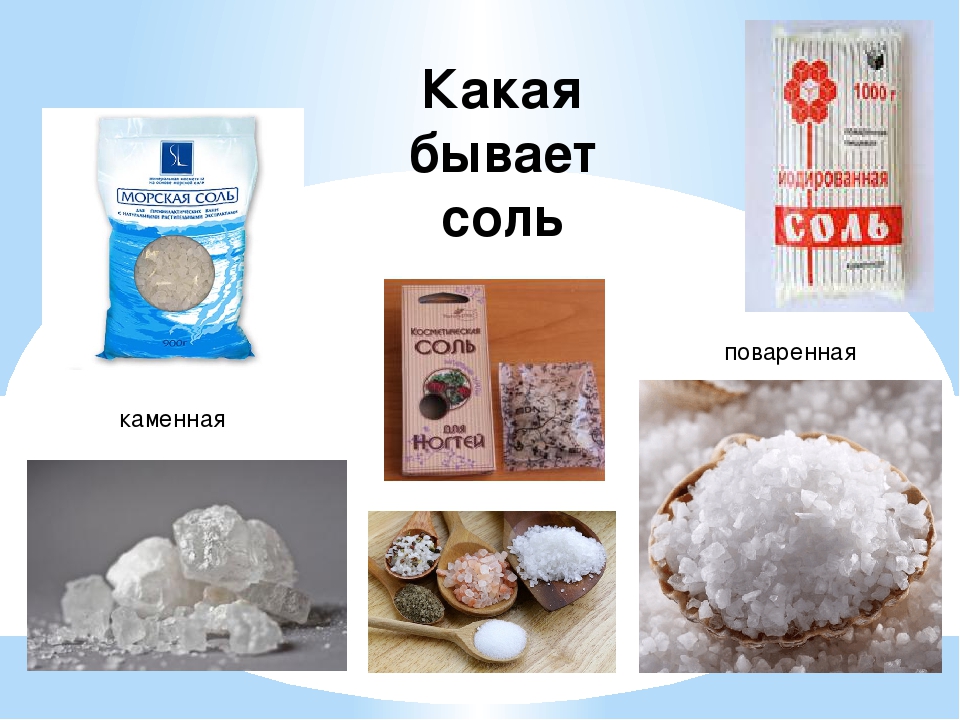 Картинка соли поваренной соли