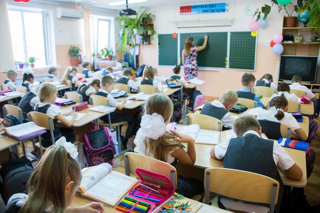 класс на уроке