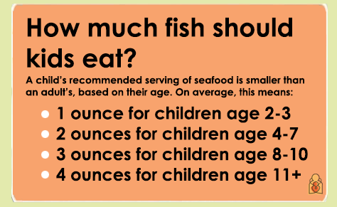 How much fish should kids eat? AAP recs