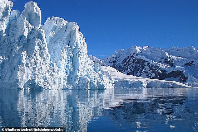 The jump in temperature comes amid a spike in the rate ice caps are melting in the Antarctic, sparking environmentalists to pin the shift in weather patterns on global warming (file photo)