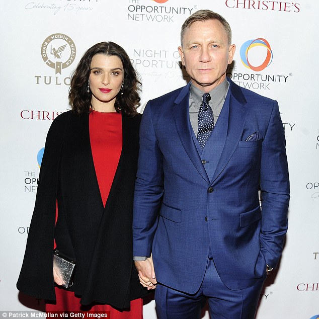 Congratulations: Rachel Weisz and Daniel Craig have welcomed their first child together, a baby girl (pictured in April 2018)