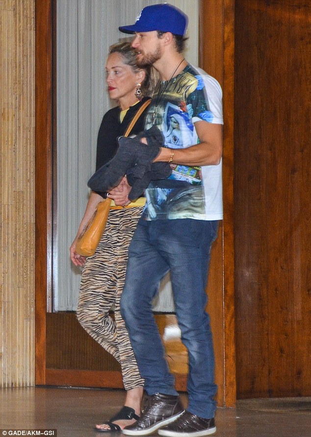 Bridging the age gap: The couple seem to have no issues with the 30 year age difference between them