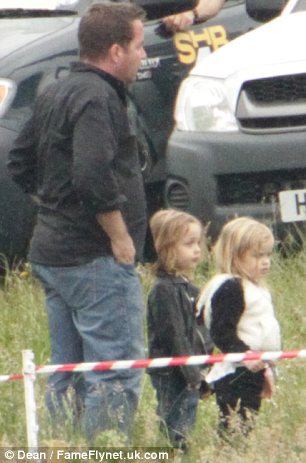 In character: Angelina Jolie shot Maleficent in England in 2012 and cast her daughter Vivienne, [right with her twin brother Knox] because all of the child actors who auditioned were terrified of her in costume