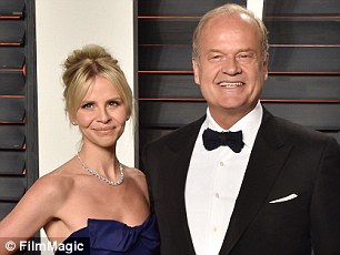 Cheers: Kelsey Grammer, 61, is reportedly expecting his third child with wife Kayte, 35.