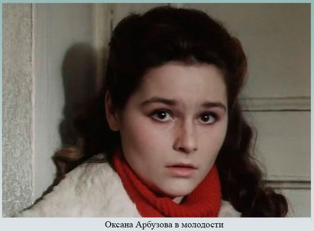 Жена Охлобыстина в юные годы Оксана Арбузова в молодости