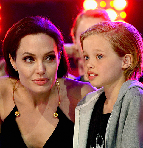 Анджелина Джоли с дочерью Шайло