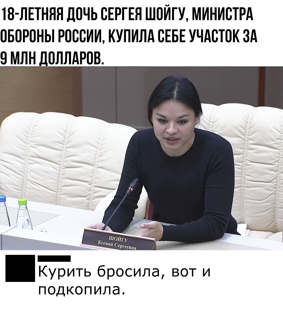 Ксения Сергеевна Шойгу должность