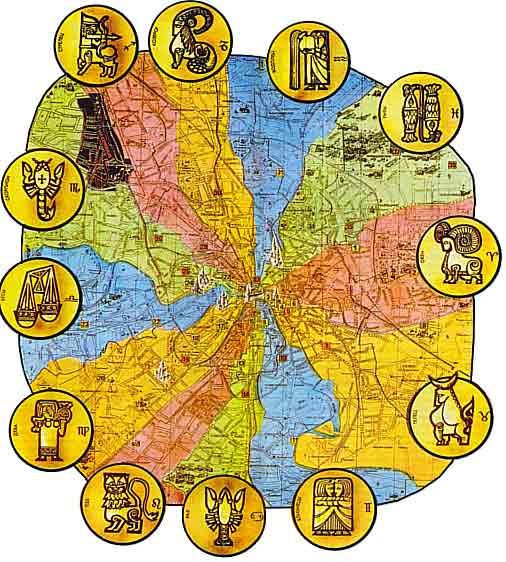 Яков Брюс и Астрологическая карта Москвы