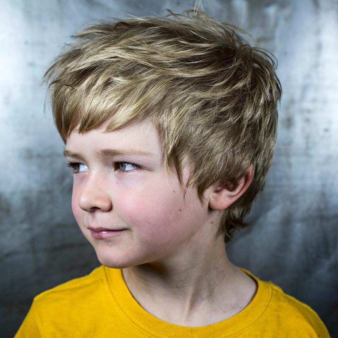 Fade haircuts for little boys and toddlers