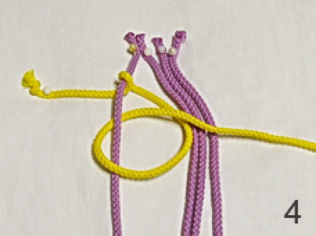Техника плетения макроме вертикальный репсовый узел